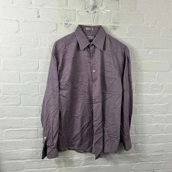 Perry Ellis Men's Casual Button Down Shirt Long Sleeve Collared Neck Size L - Picture 1 of 4